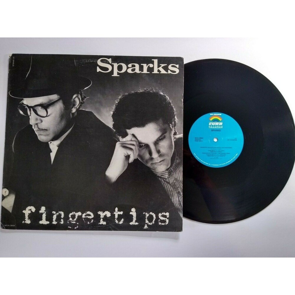 Sparks Fingertips Vinyl 12" Record New Wave Synth-Pop 1986 Promo Stevie Wonder